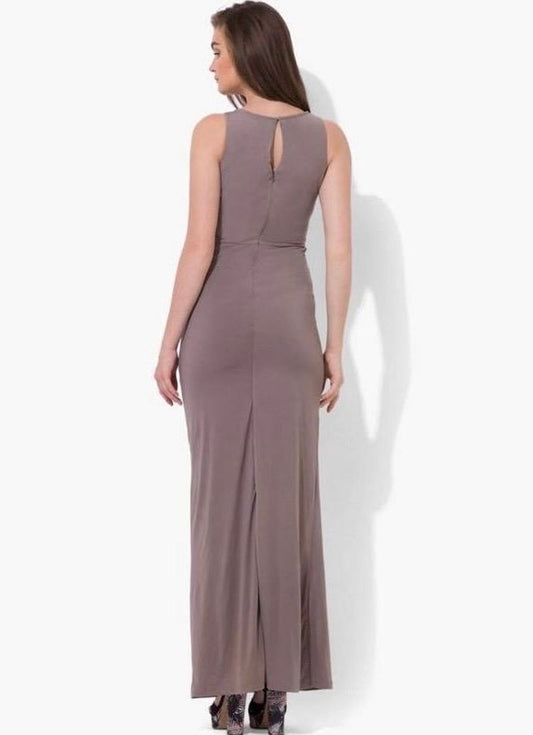 Sleeveless, Floor-length bodycon DRESS